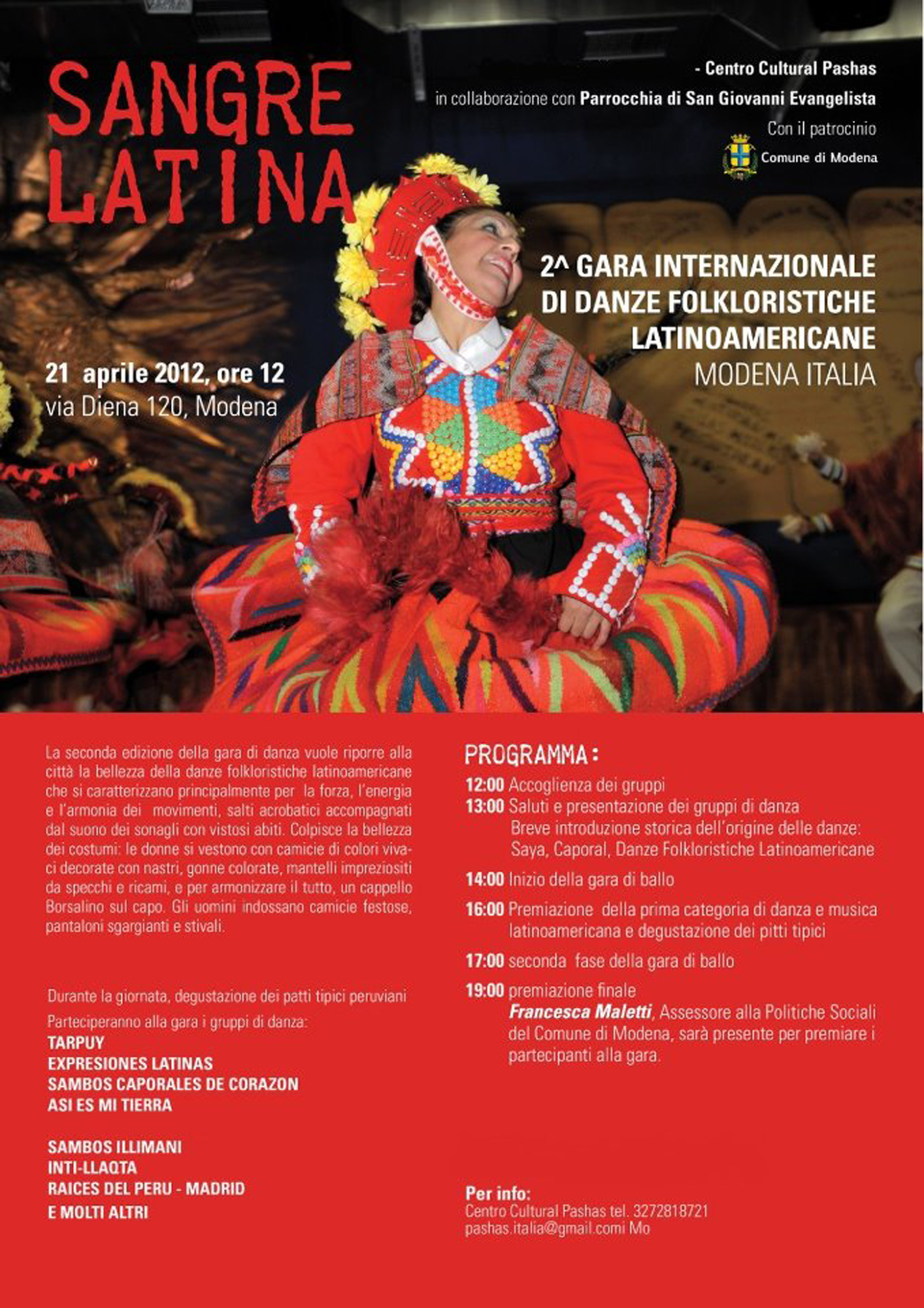 I Concurso Sangre Latina 2012