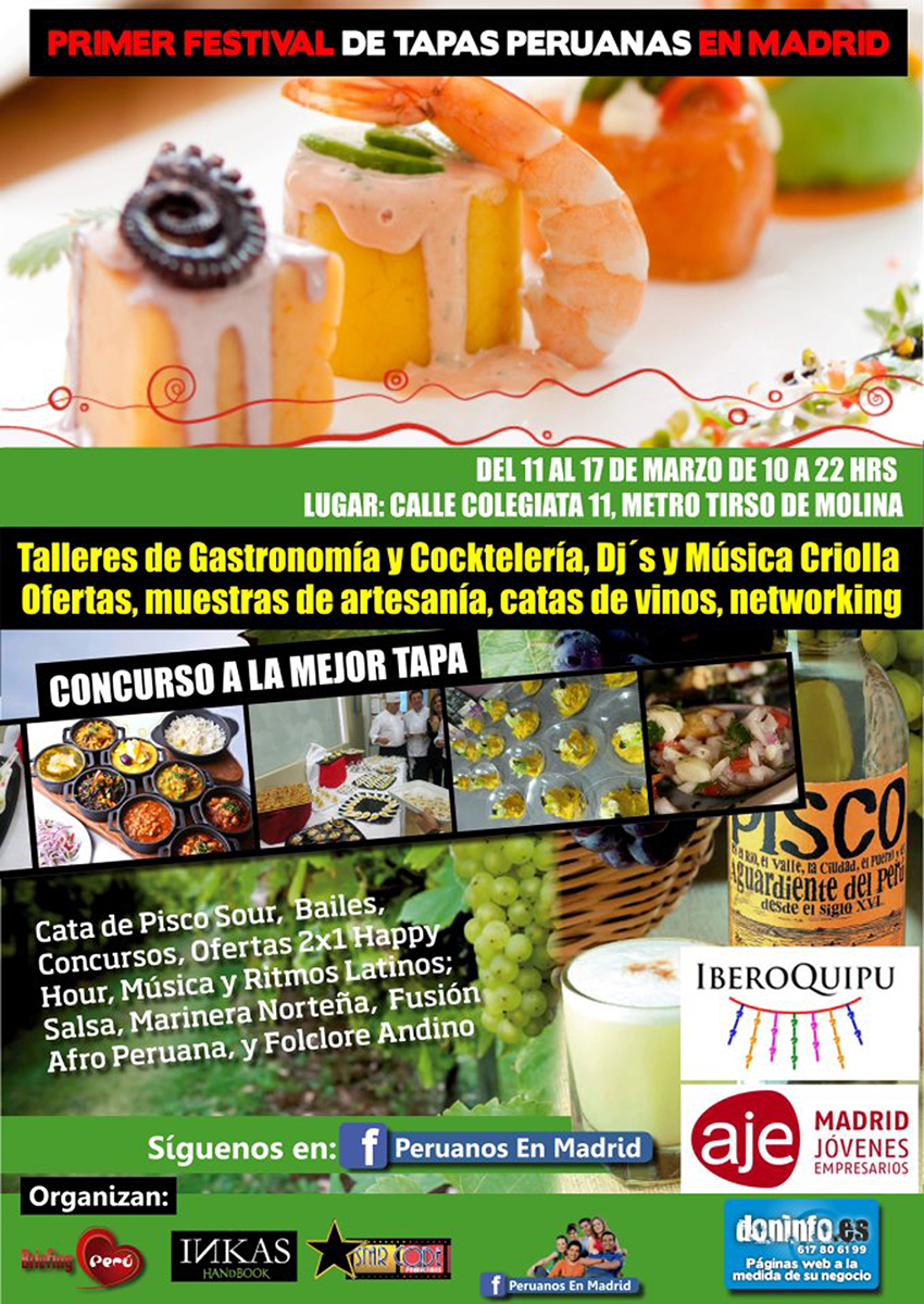 I Festival de Tapas peruanas 2013