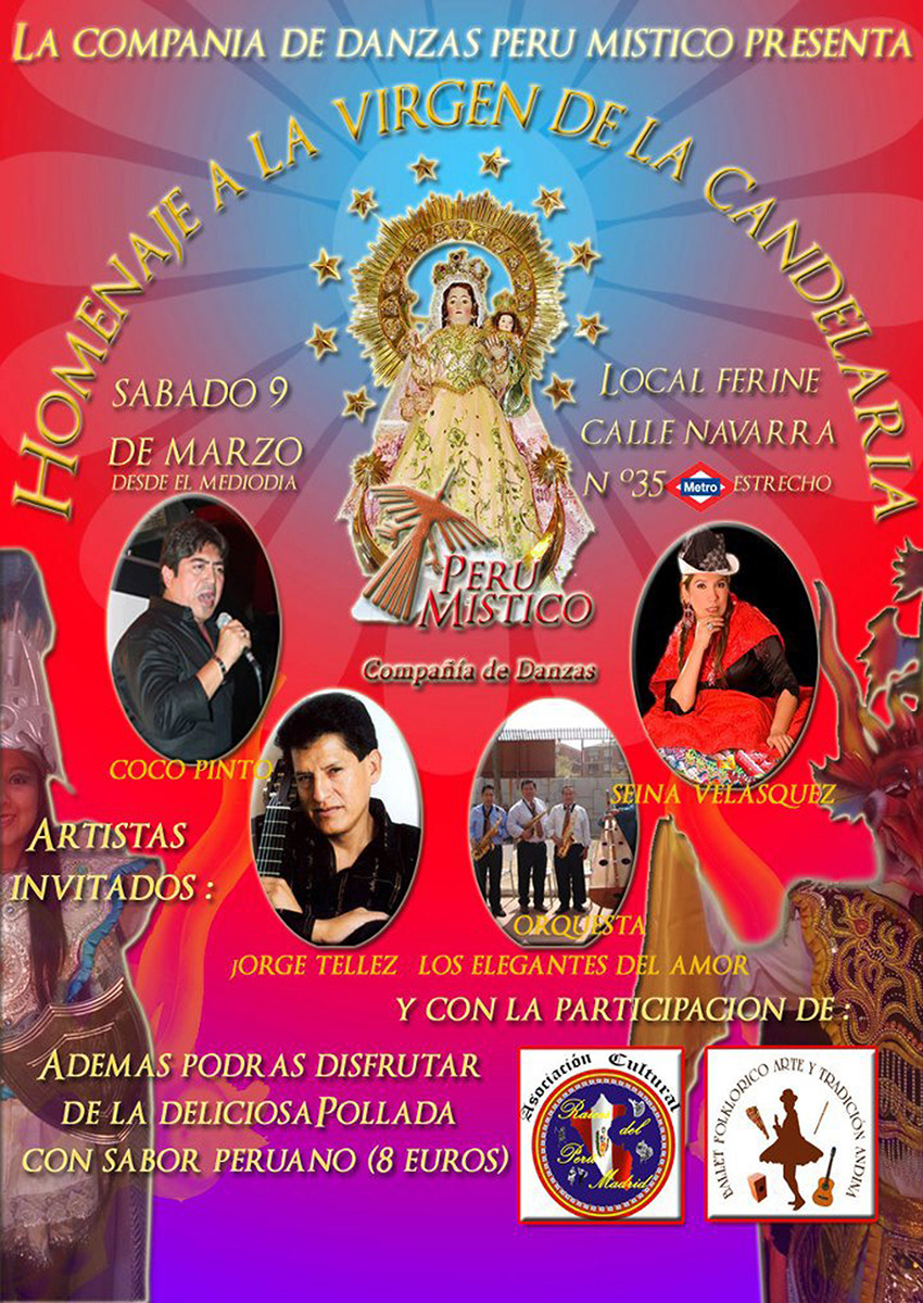 Homenaje a la Virgen de la Candelaria Madrid 2013
