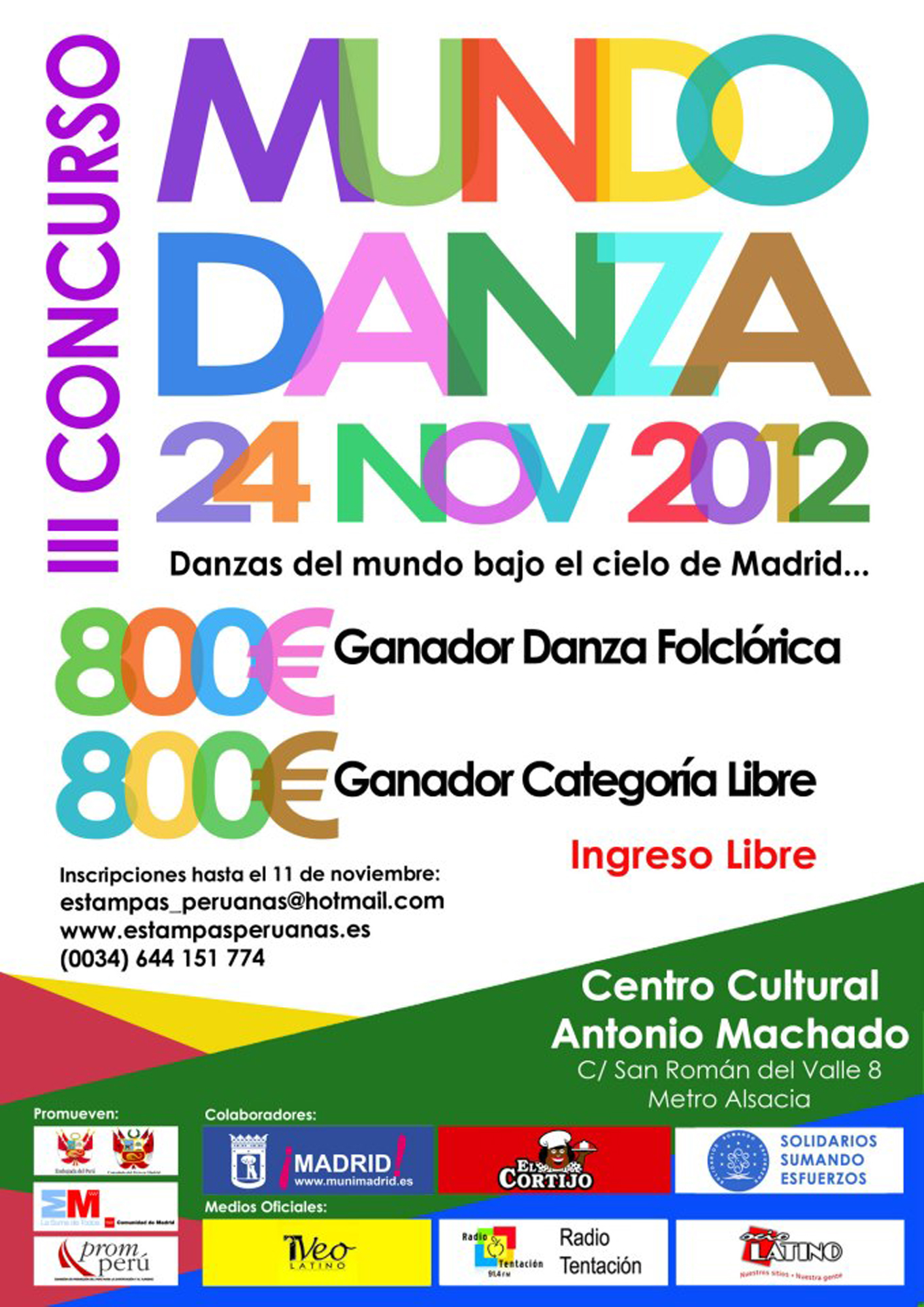 III Concurso “Mundo Danza” 2012