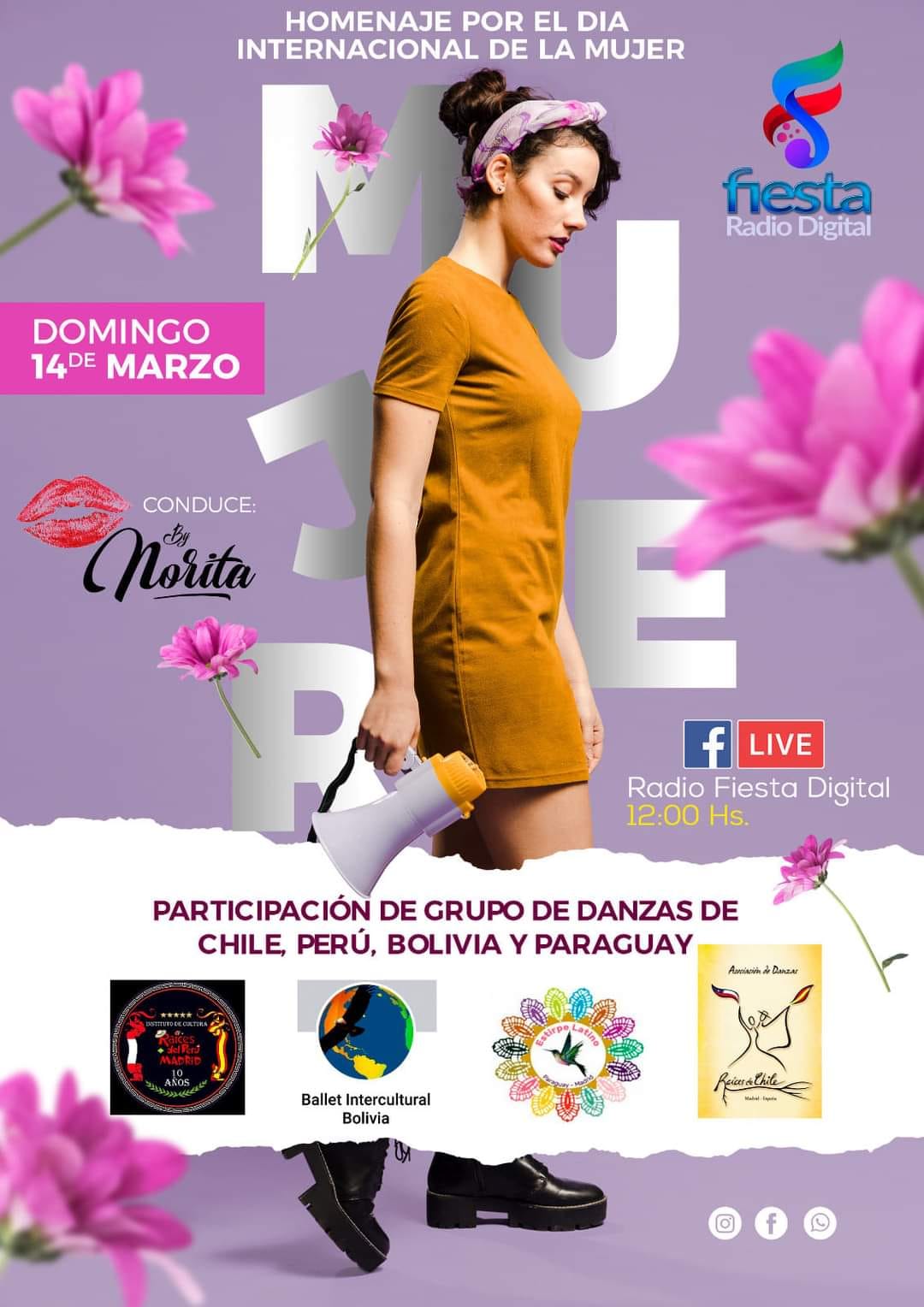 Homenaje por el día Internacional de la Mujer