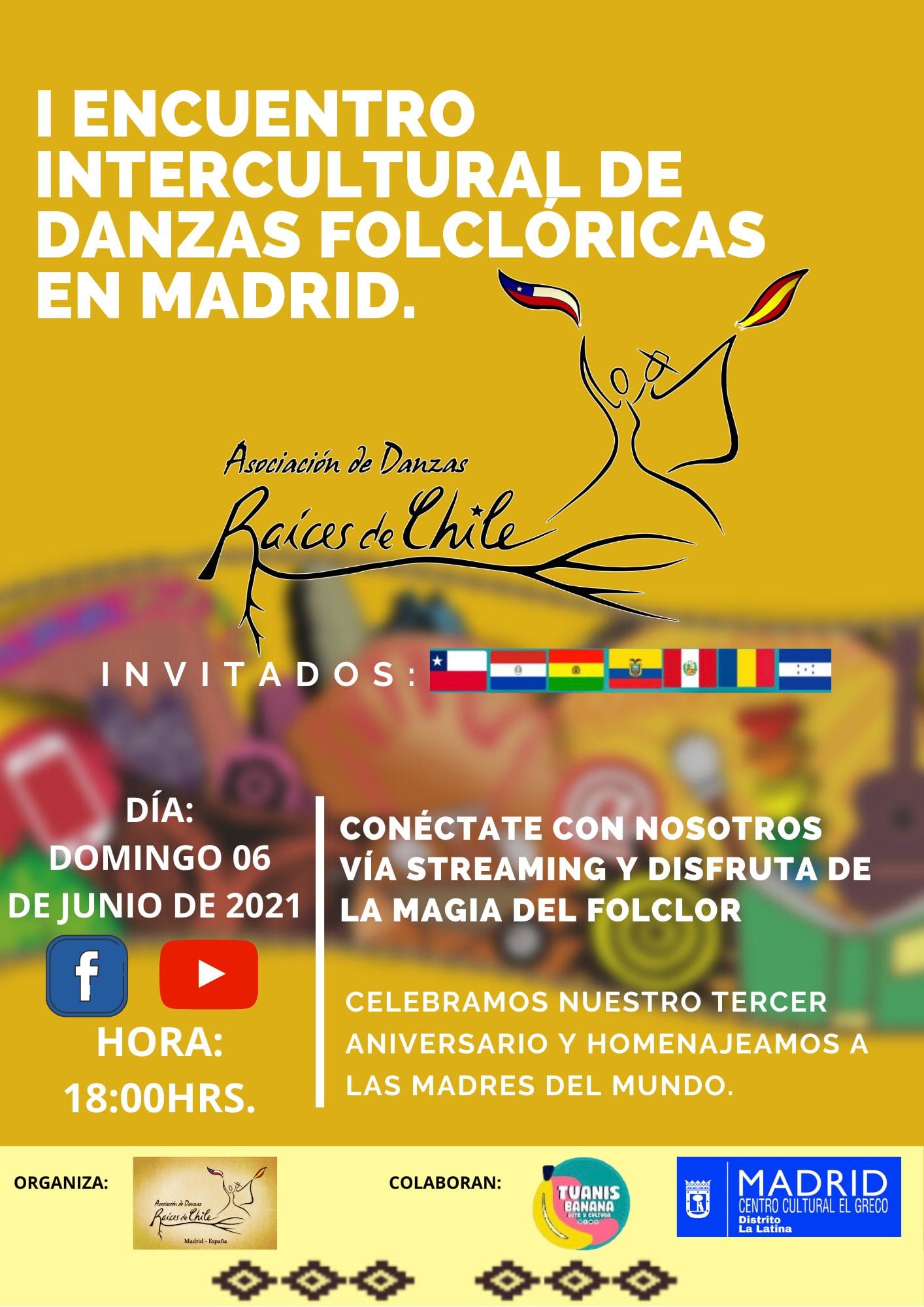 I Encuentro Intercultural de danzas folklóricas en Madrid